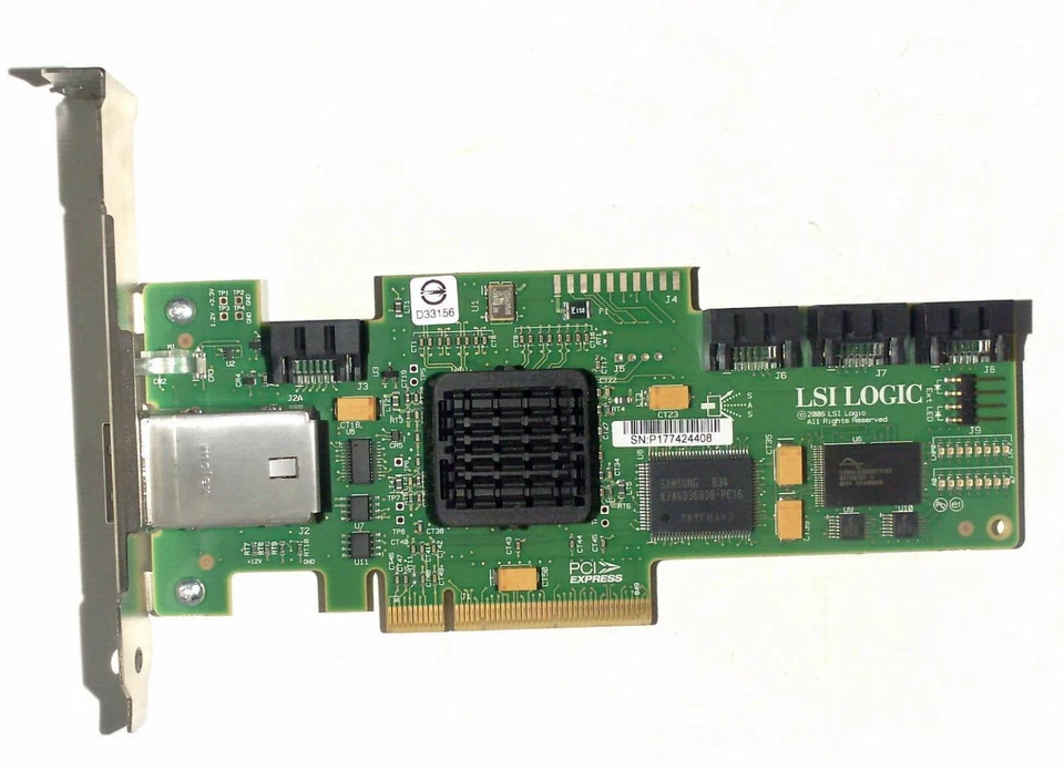 IBM (44E8701) SAS3445E-IBM - FH PCIe-x8 RAID Controller - Image 1 of 1