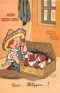 Tarjeta Postal Humorístico Niños Ilustrador Coopervab Edit Narbo n10 - Imagen 1 de 2