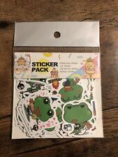 Funny Frog Stickers *New* (50 Pack)