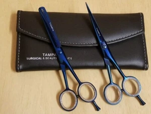 6 Inch Professional Salon Barber Hair Cutting Scissors Shears Thinner Set Kit - Picture 1 of 2