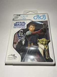DIDJ Leapfrog STAR WARS The Clone Wars Video Game  Kids MATH Grades 1st - 3rd - Picture 1 of 10