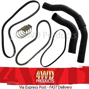 Radiator Hose & Belt SET for Mitsubishi Pajero NJ-NK Petrol 3.5-V6 6G74-S4 93-97 - Picture 1 of 1