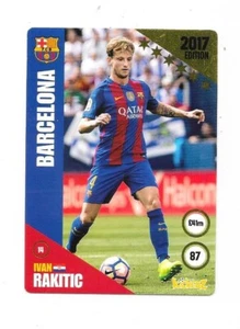 2017-18 Kickerz GoldStar # Ivan Rakitic, FC Barcelona - Picture 1 of 2