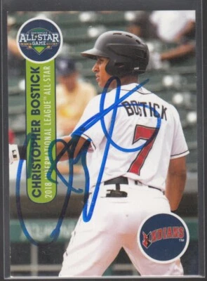 CHRIS BOSTICK 2018 Choice International League #31 TTM/IP Signed Autographed - Image 1 of 2