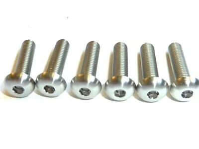 KIT DE 6 TORNILLOS PANTALLA REPUESTO KAWASAKI Z1000SX 2011-2013 TITANIO GR5  Foto 1 de 4