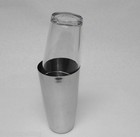 2 Piece BOSTON SHAKER SET Glass & Stainless Shaker Basic Bar Cocktail Mixing Kit