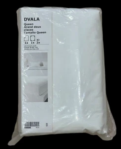 IKEA Dvala Queen Sheet Set 4-Piece White NEW - Picture 1 of 6