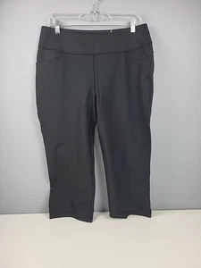 Puma Golf Pants Womens M Powershape Navy Blazer Blue Stretch UPF 50+ Crop NWT - Picture 1 of 7