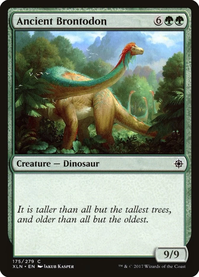 Ancient Brontodon 175 LP Foil Ixalan MTG EN - Image 1 of 1