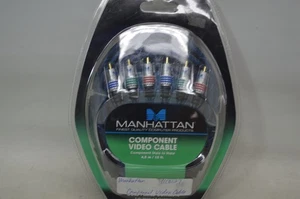 Manhattan Component Video Cable Component Male to Male 4,5 m / 15 ft. New Unused - Picture 1 of 4