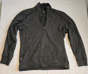 Icebreaker Herren Large Pullover 1/4 Zip Sweatshirt reine Merinowolle 320 siehe Bild - Bild 1 von 8
