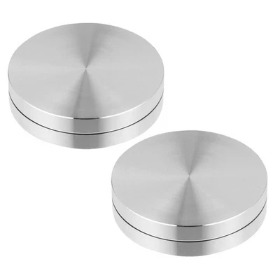 2 Pcs Baking Turntable Rotating Bearing Metal for Cake Decorating - Image 1 of 4