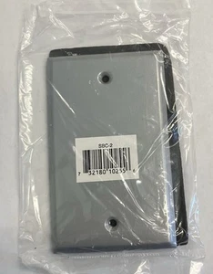 NORTECH SBC-2 CAJA CAMPANA PLACA EN BLANCO PANDILLA ÚNICA CUBIERTA Y JUNTA RESISTENTE A LA INTEMPERIE - Imagen 1 de 2