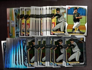 (52) Paul Skenes 2024 Bowman w/Base + Chrome+ Inserts and 1- 2023 1st Base - Picture 1 of 1