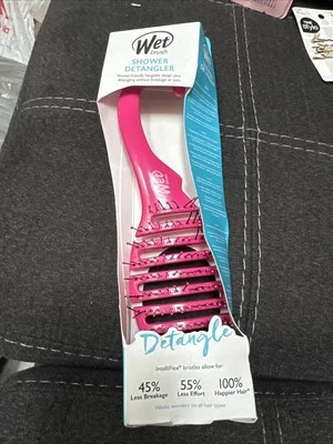 Wet Brush Shower Flex Hair Brush, Pink, 1 Count - Image 1 of 2