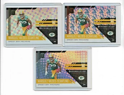 (6) 2018 UNPARALLELED HYPER Marquez Valdes Scantling #09/25 SP Rookie Chiefs RC - Image 1 of 3