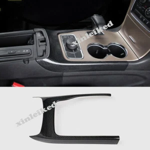 For Jeep Grand Cherokee 14-2018 ABS Carbon Fiber Gear Shift Box Panel Cover Trim - Bild 1 von 5