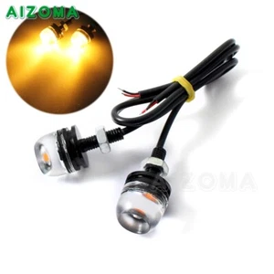2PCS Eagle Eye LED License Number Plate Light 12V For Car Motorcycle Bicycle - Picture 1 of 11