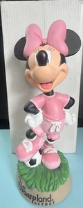 Minnie Mouse Soccer DISNEYLAND Disney Bobble Head Bobblehead NIB RARE - Picture 1 of 5