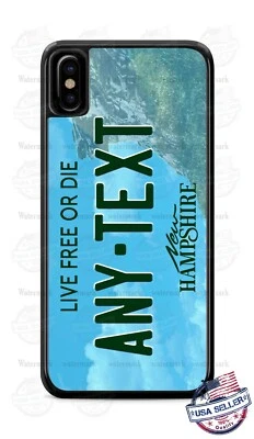 New Hampshire Customized License Plate Phone Case Fits iPhone Samsung LG - Image 1 of 4