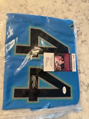 Seattle Mariners Julio Rodriguez Signed #44 Blue Jersey Autograph JSA Certified - Image 1 of 4