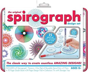 Kahootz Spirograph Multicoloured Design Tin Set For Kid's