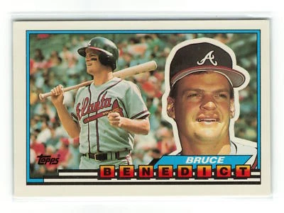 BRUCE BENEDICT #83 1989 TOPPS - Image 1 of 2