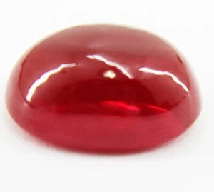 30.95 Ct Loose Gemstones Corundum Certified Ruby Cabochon Shape - Picture 1 of 3
