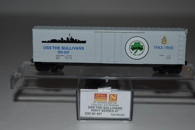 N Scale MTL 03800407 USS The Sullivans 50' Single Door Boxcar DD-537 C6252 - Image 1 of 2