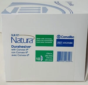 ConvaTec 413184 SUR-FIT Natura 1-3/8 vorgeschnittene Hautsperre konvex 1-3/4" 1BX/10EA - Bild 1 von 5