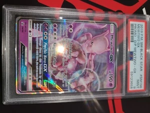 Mewtwo GX PSA 9 Authentic Graded Black Star Promo - Picture 1 of 3