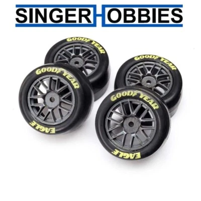 LOSI LOS-1914 Goodyear Eagle Mounted Tires, Medium (4): NG: GROM NASCAR HH - Image 1 of 2