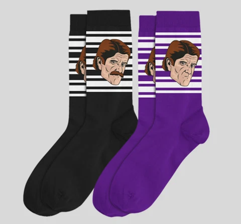 Mike Babcock Toronto Maple Leafs "BABSOCKS" Captains Pack of 2 Socks - One Size Cover