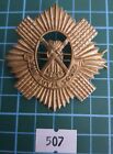 WW1 Econmy Issue All Brass Cap Badge: 507) The Royal Scot&#39;s