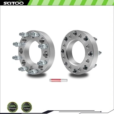 2X 1.5" Wheel Spacers 8x6.5 For Chevrolet Silverado 2500HD 3500HD SRW 2001-2010 - Image 1 of 4