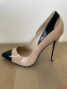 Pleaser Sexy 22 Black nude shoes. Uk Size 9. Brand New In Box