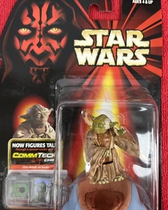 🔥 Star Wars Episode 1 Phantom Menace Yoda With Jedi Council Chair Hasbro - Picture 1 of 4