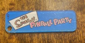 The Simpsons Pinball Party by Stern Key Fob Collectible-NEW - Picture 1 of 3
