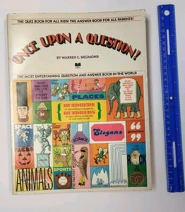 1975 Vintage Once Upon A Question Book by Warren Siegmond Questions and Answers - Picture 1 of 13
