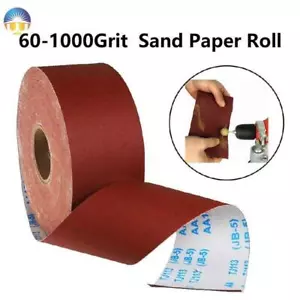 60-1000 Grit Sanding Roll Paper Sander Abrasive Polish Sanding Sheets Sandpapier - Picture 1 of 23