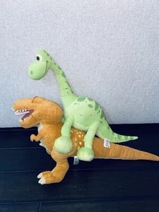 24” Huge Disney The Good Dinosaur Plush Arlo & Butch Stuffed Animal Disney Store - Picture 1 of 6