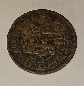 Vintage Generic Woodsman of the World Penny / Medaille (573) One Penny - Bild 1 von 2