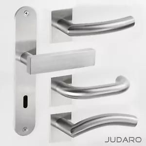 Türgriff Langschild Renovierung Edelstahl Türbeschlag Design Poliert BB PZ WC - Bild 1 von 52