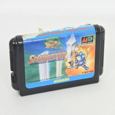 Mega Drive SPARKSTER ROCKET KNIGHT ADVENTURES 2 Cartridge Only Sega 048 mdc - Image 1 of 4