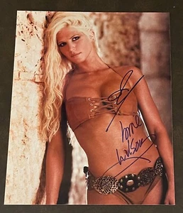 Foto a color autografiada - firmada - lucha libre 8X10 garantizada Torrie Wilson - Imagen 1 de 1