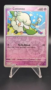 Cottonee 034/091 Sv: Paldean Fates Reverse Holo - Picture 1 of 2