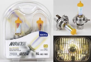 Nokya All Weather 9003 HB2 H4 Nok7713 60/55W Two Bulbs Head Light Dual Beam Lamp - Picture 1 of 7