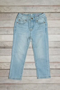 7 For All Mankind Youth Girl Denim Blue Jeans Size 6 The Ankle Skinny - Picture 1 of 10