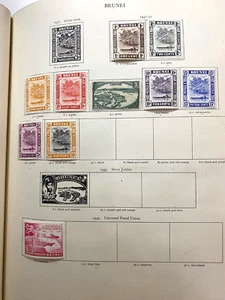 1937-46 BRUNEI, COMO NUEVO, KGVI, CAT £16 COLECCIÓN DE LA COMMONWEALTH BRITÁNICA - Imagen 1 de 1