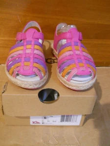 NIB UGG Australia Kids/Toddler Gretel Sandals Pink Purple Girls Shoes Size T6 - Picture 1 of 7